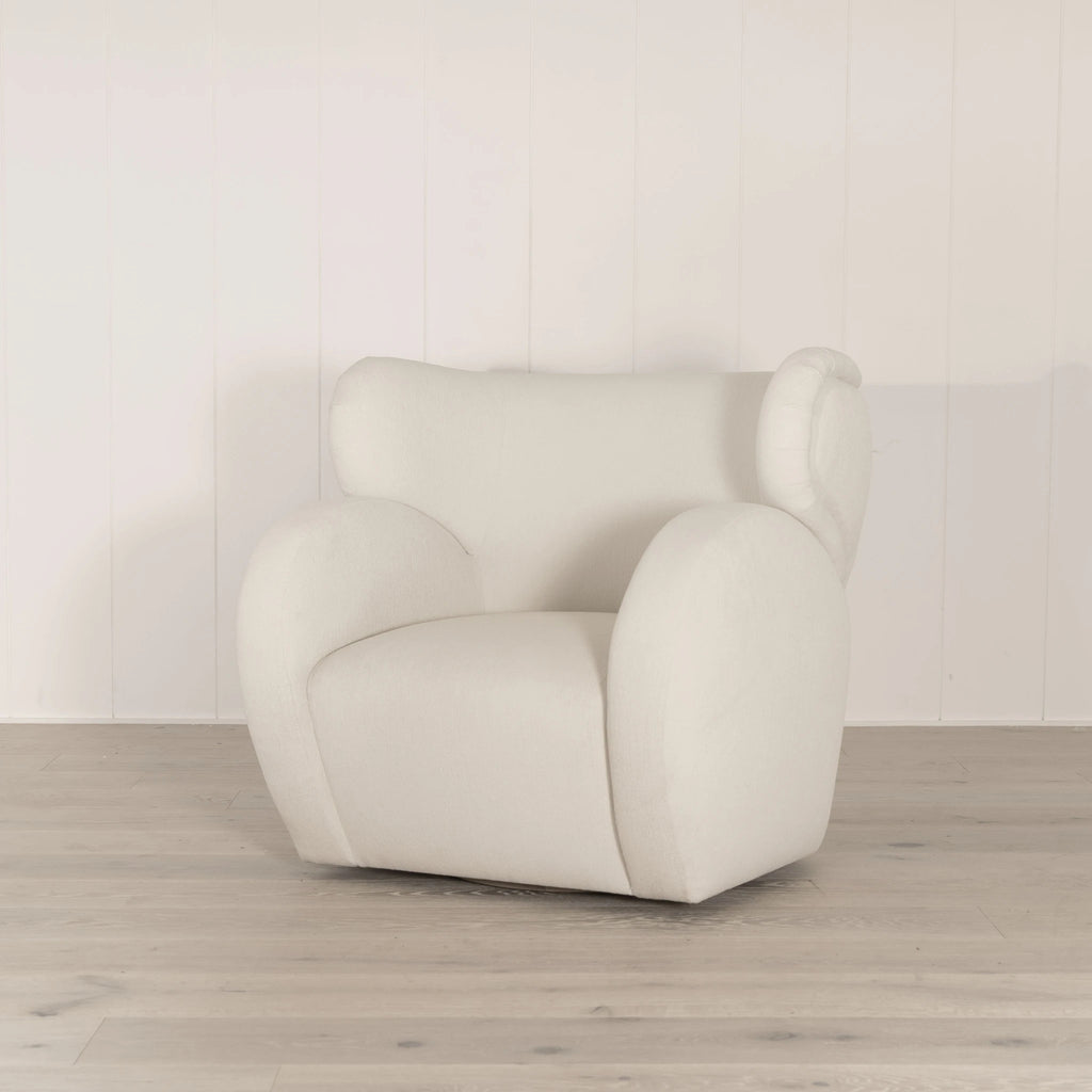 Harlem chair - Shown in swivel, Gowan Vanilla | Muskoka Living Collection