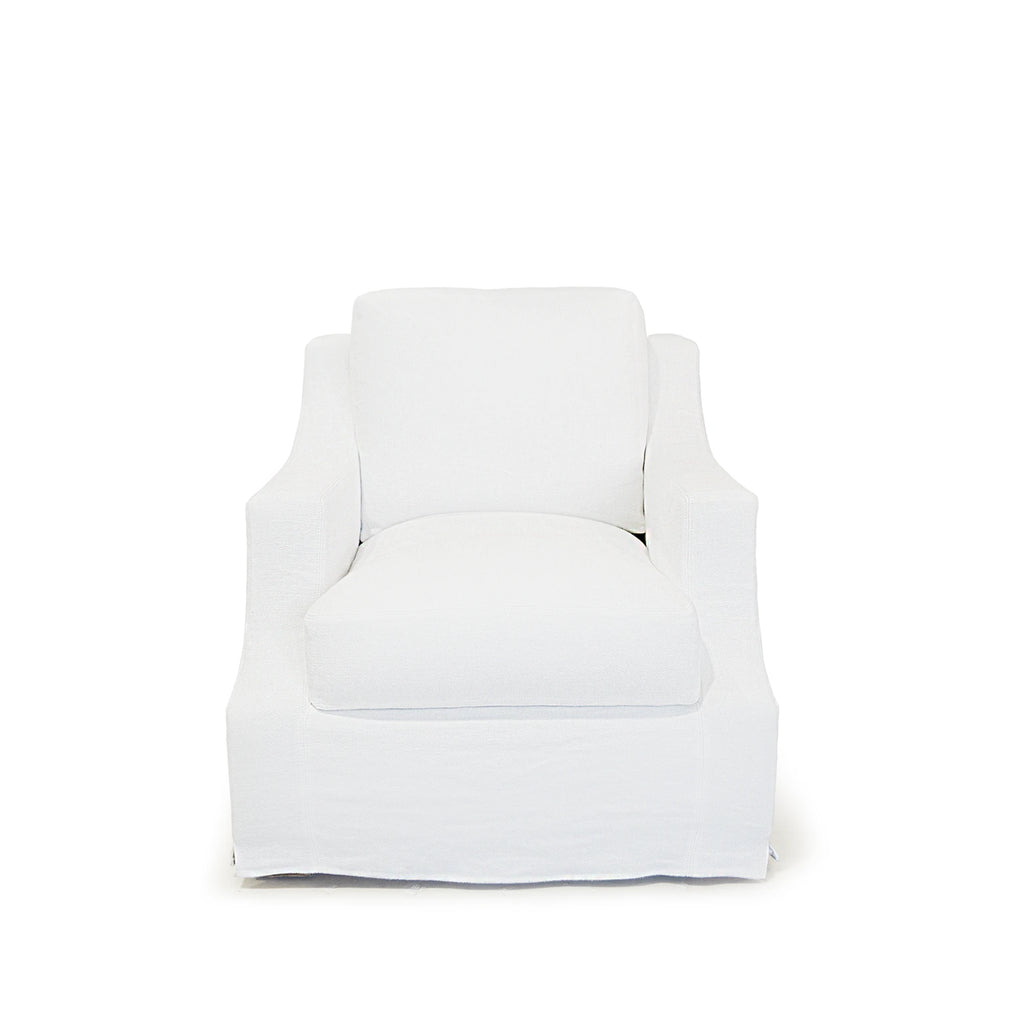 Houston Chair - Shown in Slipcovered Frame White Fabric | Muskoka Living Collection