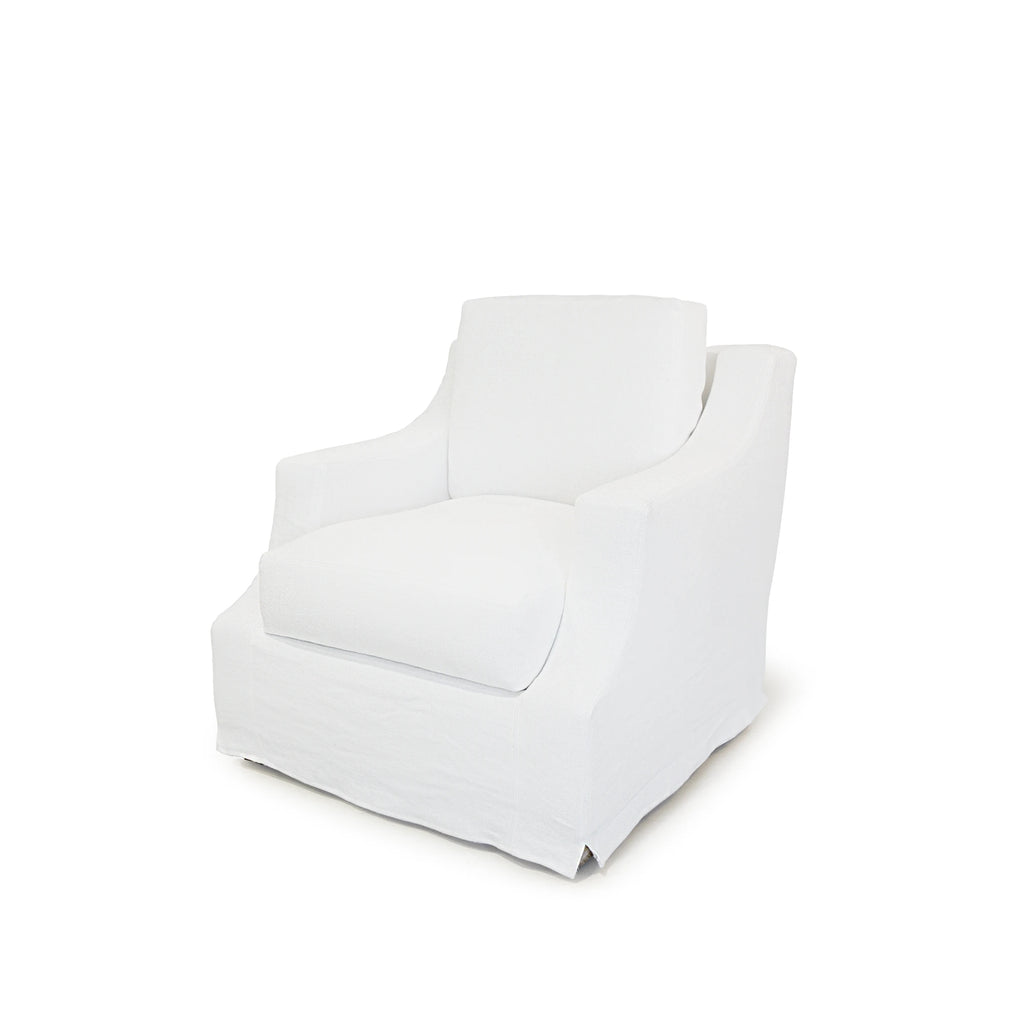 Houston Chair - Shown in Slipcovered Frame White Fabric | Muskoka Living Collection