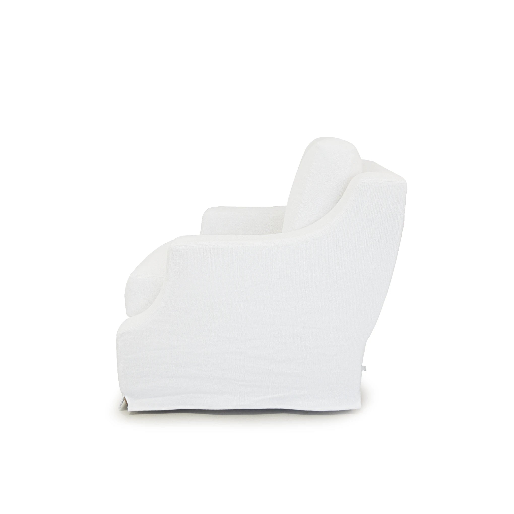 Houston Chair - Shown in Slipcovered Frame White Fabric | Muskoka Living Collection