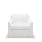 Jasper Chair, shown in Slipcovered, Frame White | Muskoka Living Collection