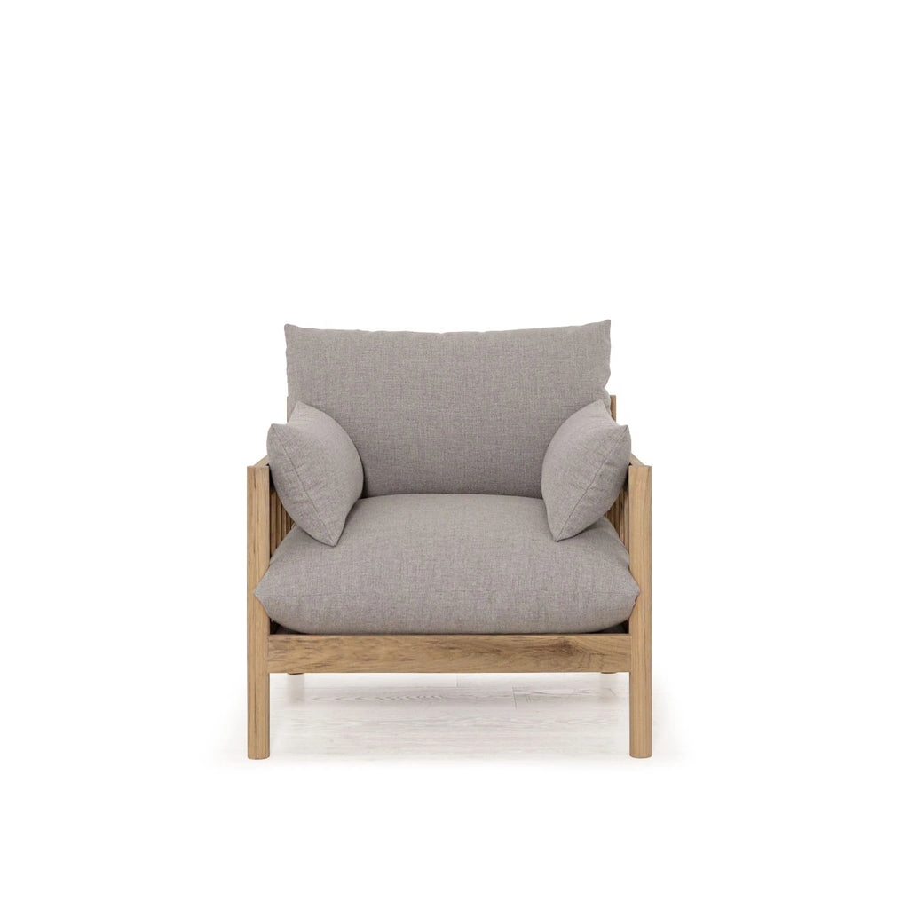 Maui Outdoor Chair, Shown in Blend Fog | Muskoka Living Collection
