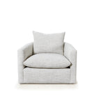 McGrath L Chair, Muskoka Living Collection - Shown in swivel, upholstered Belgian Fog