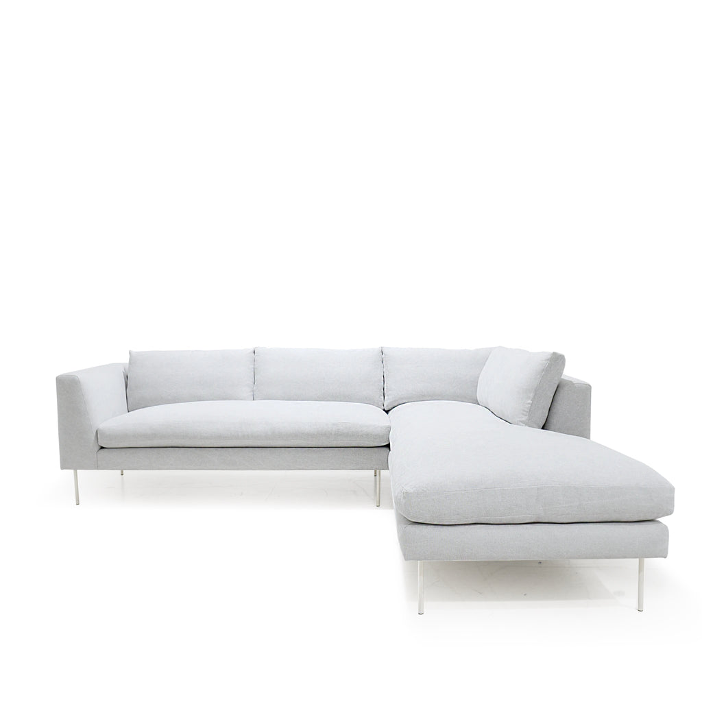 Northport Sectional, Muskoka Living Collection - Shown in upholstered Retro Light Grey