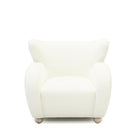 Optic Chair, Muskoka Living Collection - Shown in Berber White. Oak finished in Nordic White/Natural. 