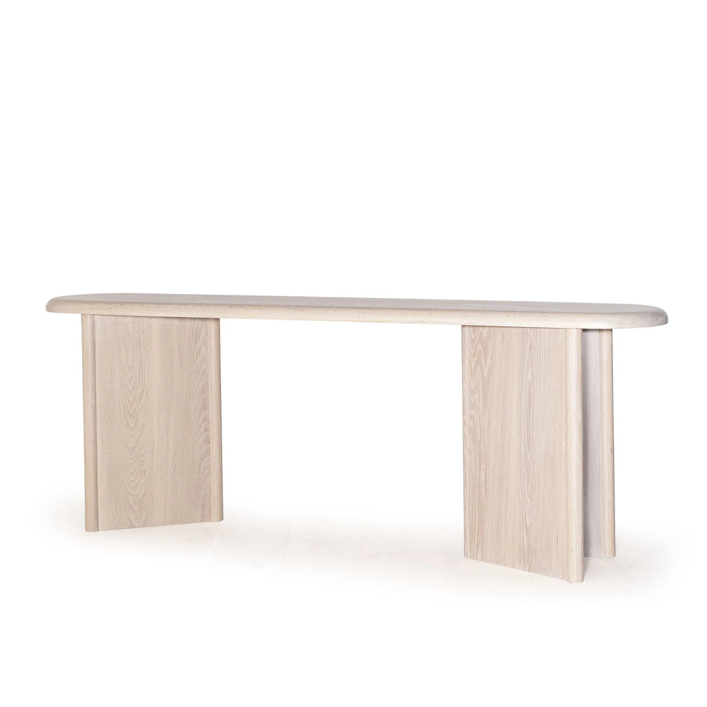 Otis Console, Muskoka Living Collection - Shown in Mint White Natural