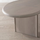 Otis Curved Desk, Muskoka Living Collection - Otis Desk, Muskoka Living Collection - Shown in Alpaca White / Smoke.