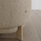 Palm Chair, Muskoka Living Collection - Shown in Berber Natural. Oak finished in Mint White / Natural 