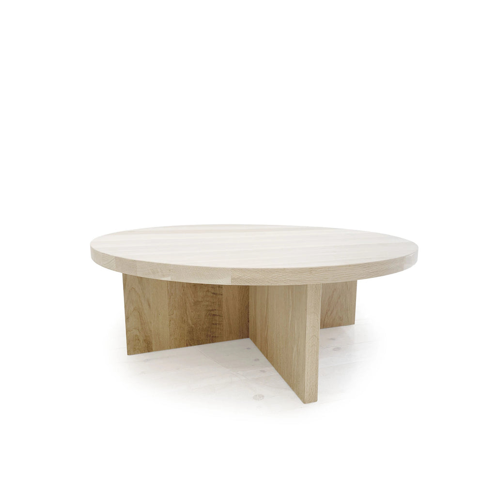 Stem Round Coffee Table, Muskoka Living Collection - Shown in Smoke finish