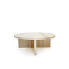 Stem Round Coffee Table, Muskoka Living Collection - Shown in Smoke finish