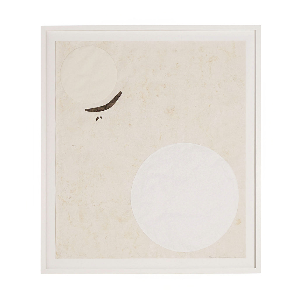 Satellite (Art), Muskoka Living Collection - Shown in 45x50 format, painted oak. Satellite #1