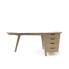 Tilt Desk, Shown in Antique Beige / Super White | Muskoka Living Collection