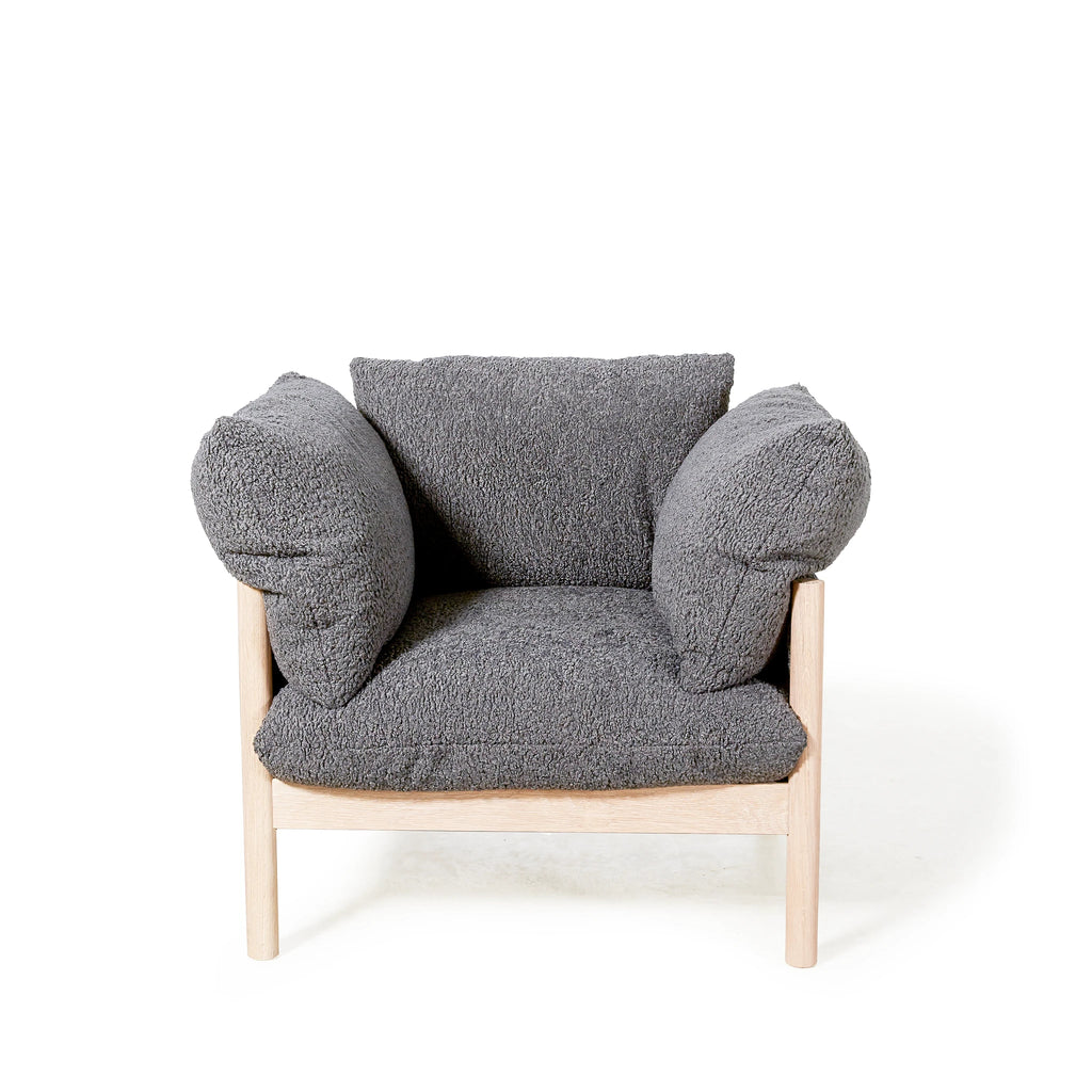Will Rogers Chair, Muskoka Living Collection - Shown in Sheepskin Charcoal