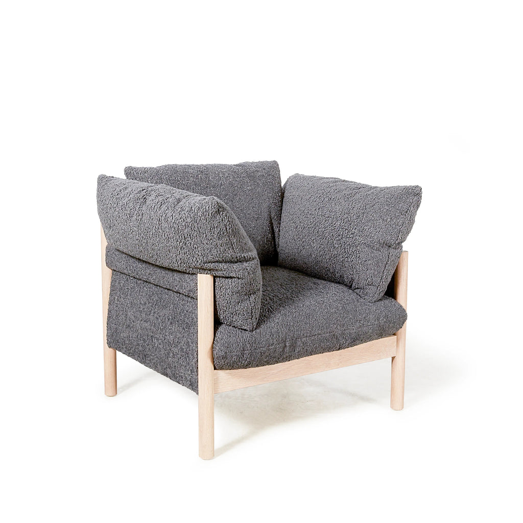 Will Rogers Chair, Muskoka Living Collection - Shown in Sheepskin Charcoal